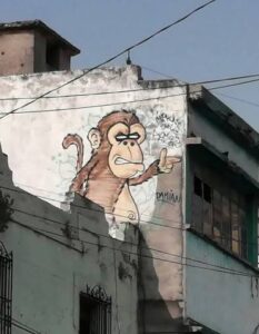 Graffiti de Pront en alguna pared de la ciudad
