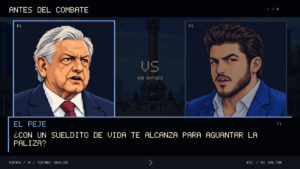 De la grilla al videojuego: la política mexicana se convierte en combate