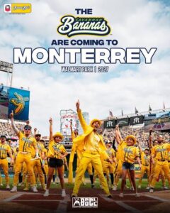 Los Savannah Bananas aterrizan en Monterrey.